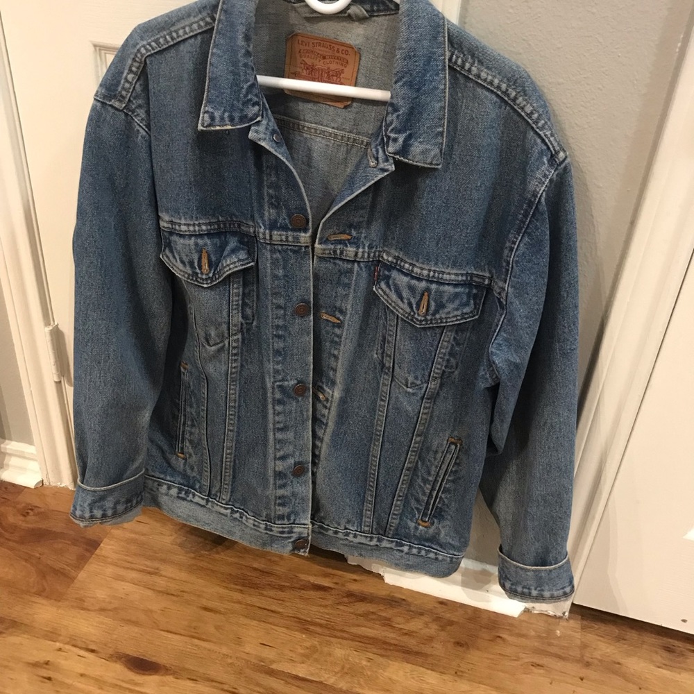 Vintage oversized levi’s denim jacket
